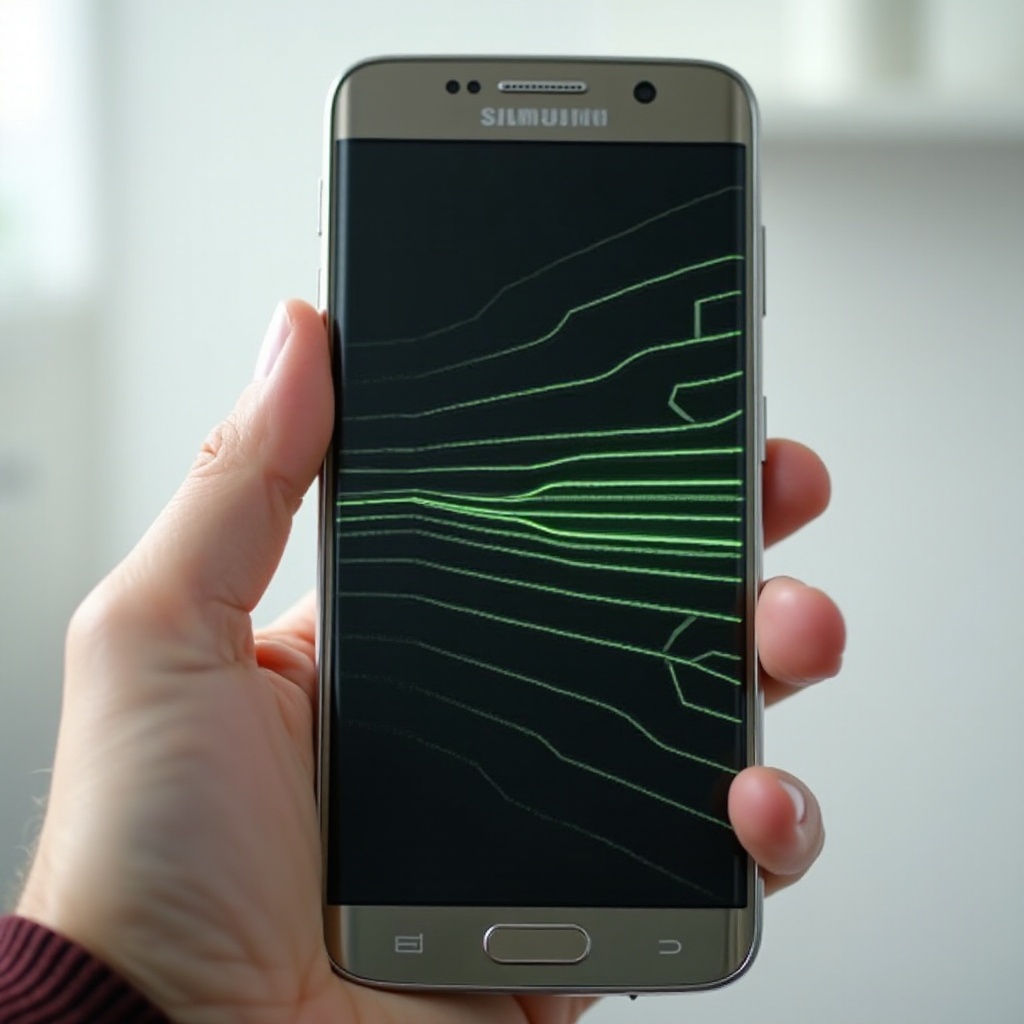 삼성 전화의 녹색 선 해결: 단계별 솔루션