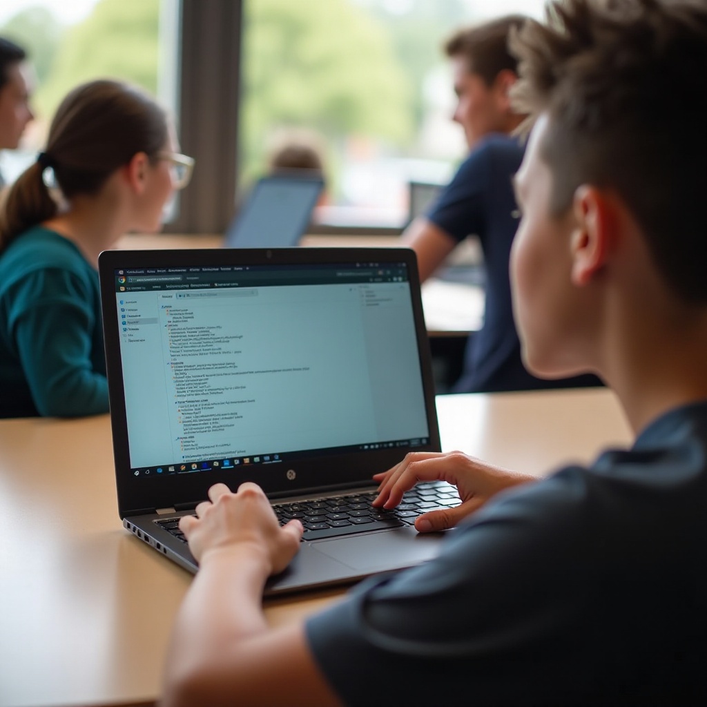 miten saada tarkastus koulu-Chromebookissa
