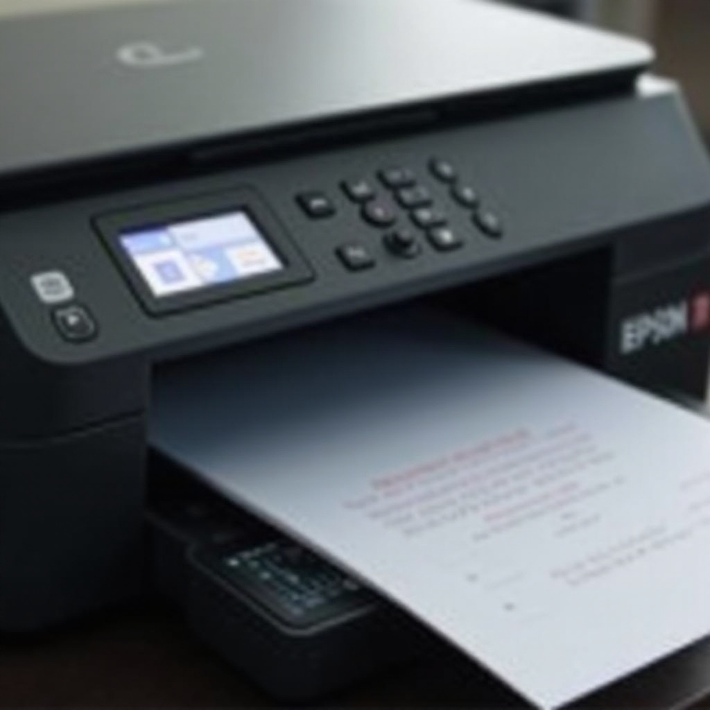 mengapa printer epson saya mencetak garis