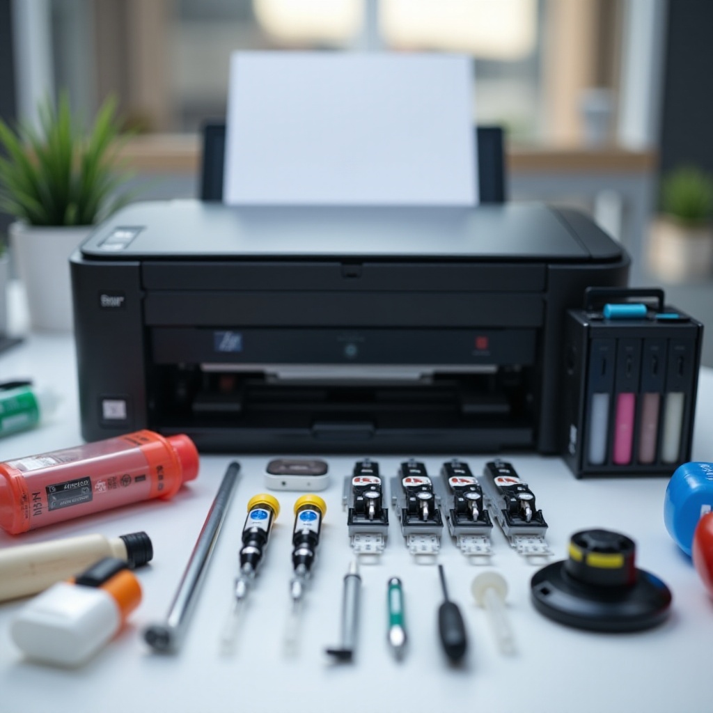 エプソンプリンターのインクヘッドが詰まっている