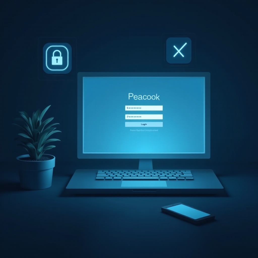 컴퓨터에 Peacock 비밀번호를 안전하게 공유하는 방법