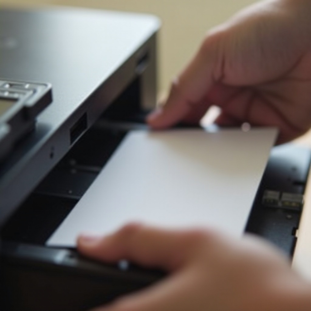 cara memasukkan kertas ke dalam printer brother