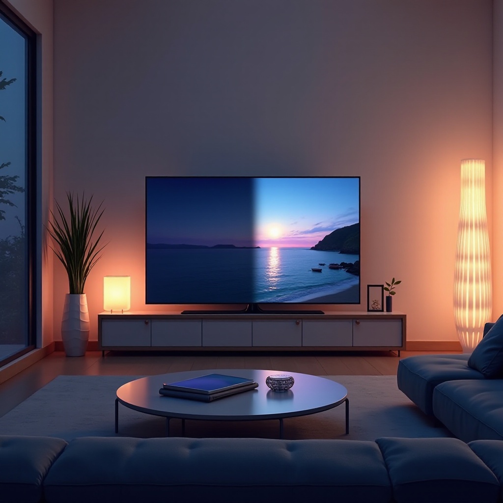 サムスンのLEDテレビが片側だけ暗い