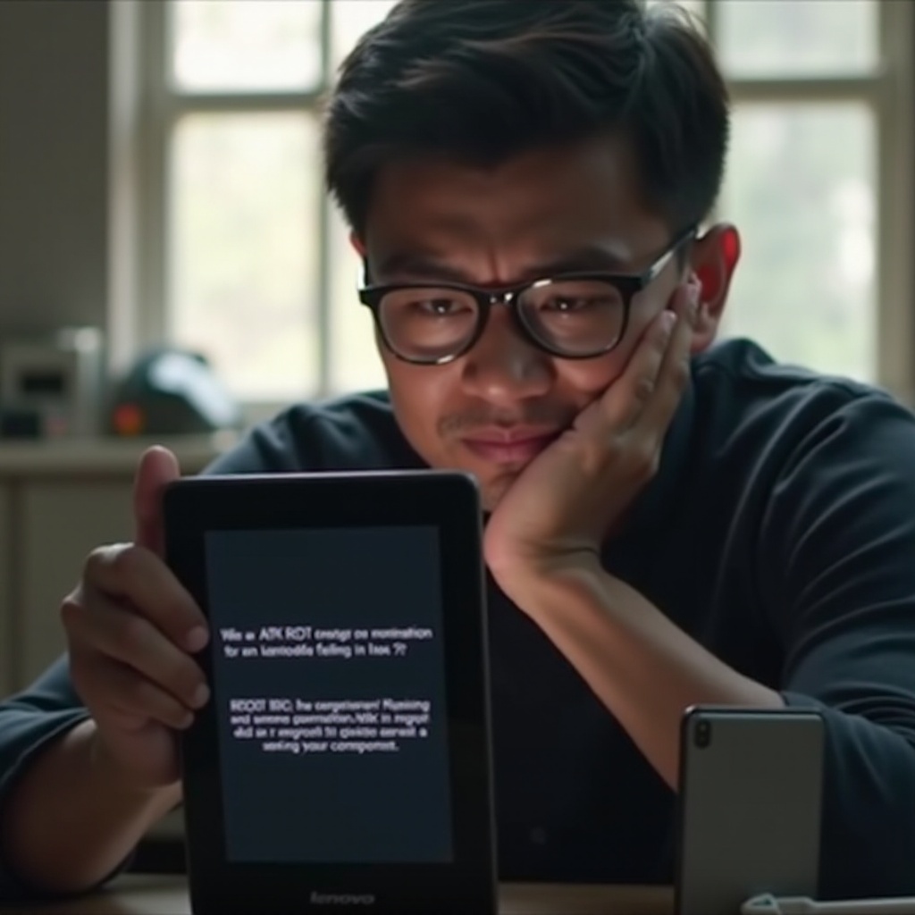 apk root tidak akan diunduh di tablet Lenovo