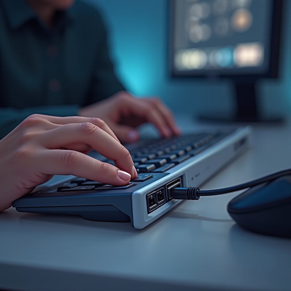 mengapa keyboard berkabel saya tidak berfungsi