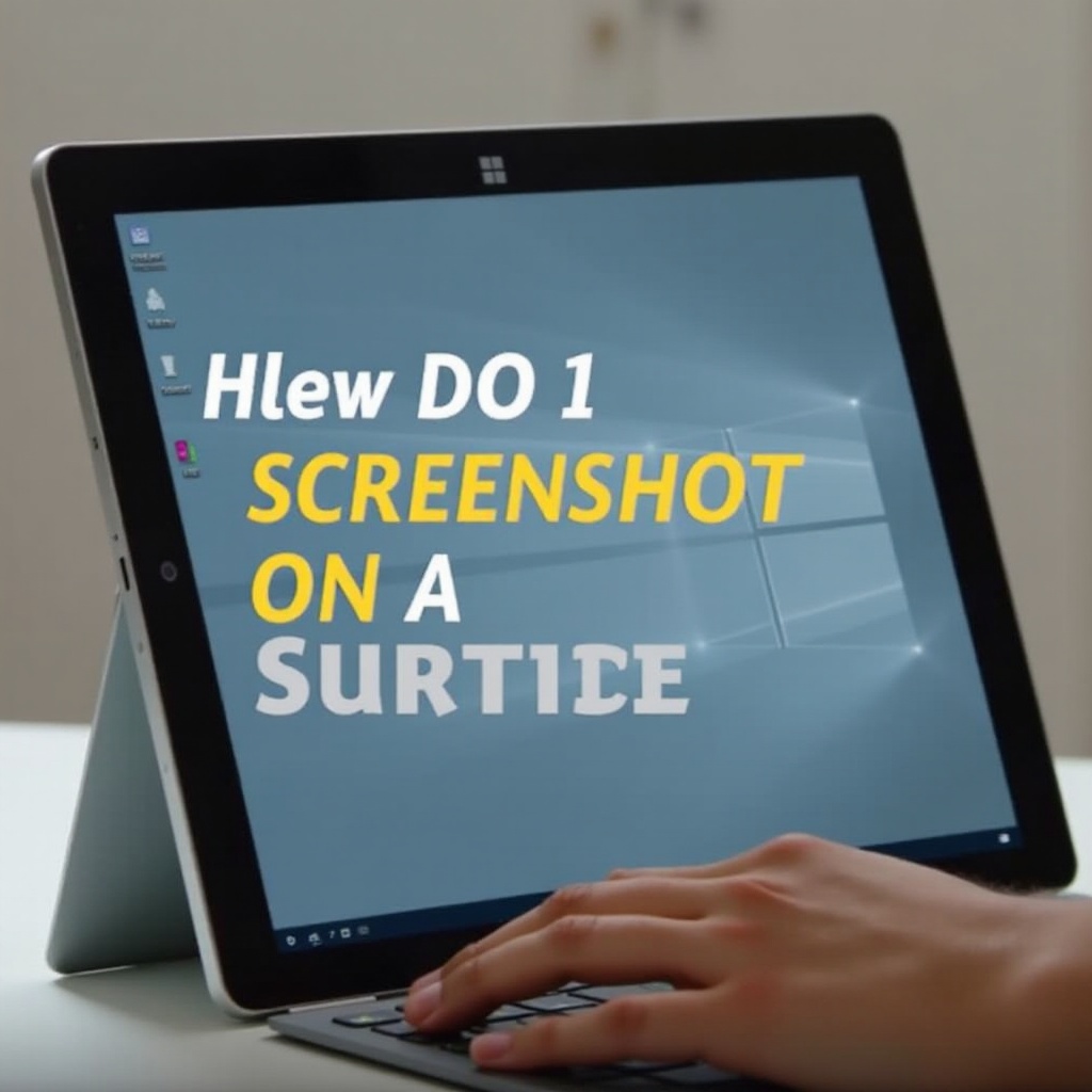 how do i screenshot on a surface pro