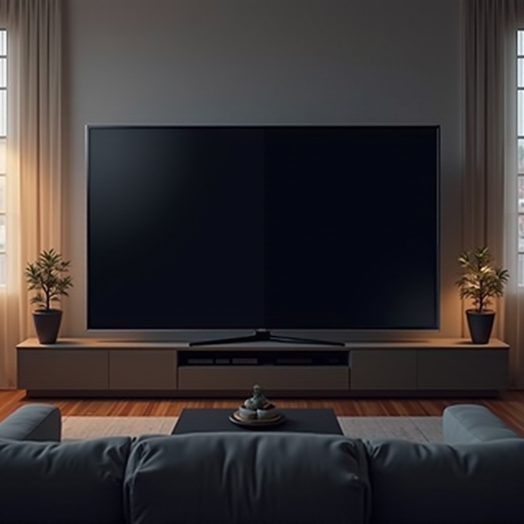 samsung led tv ciemny z jednej strony