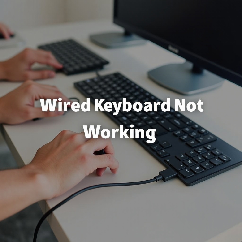 miksi langallinen näppäimistöni ei toimi