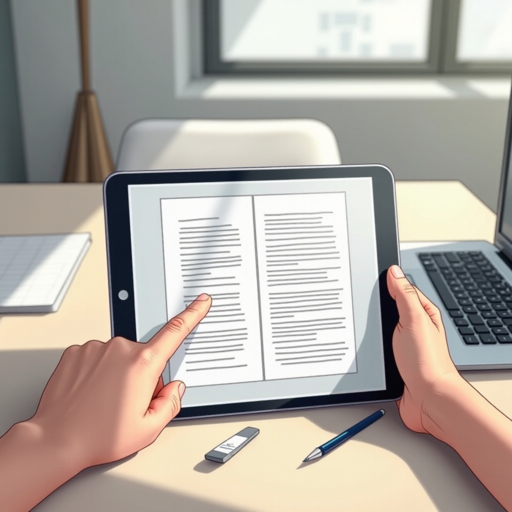 วิธีการสร้างเอกสาร PDF บน iPad