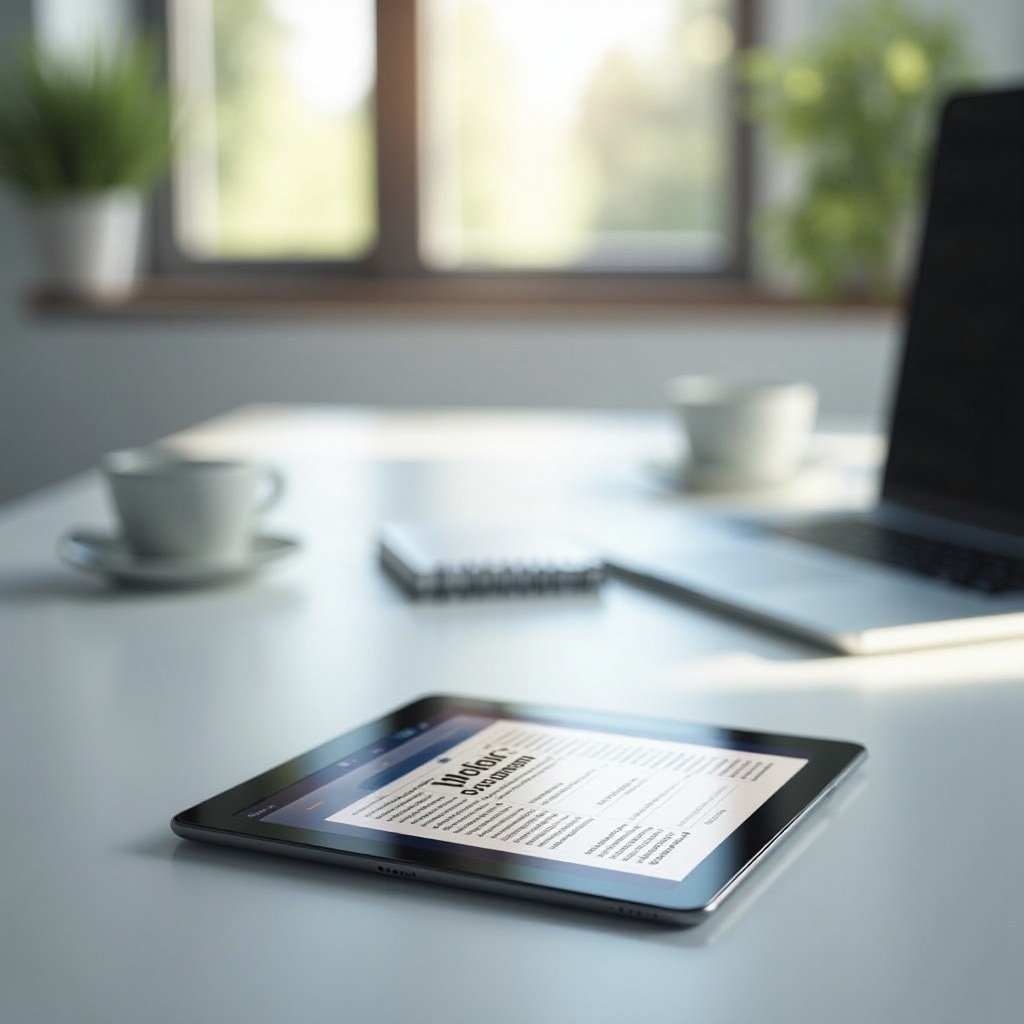 Cara Membuat Dokumen PDF di iPad