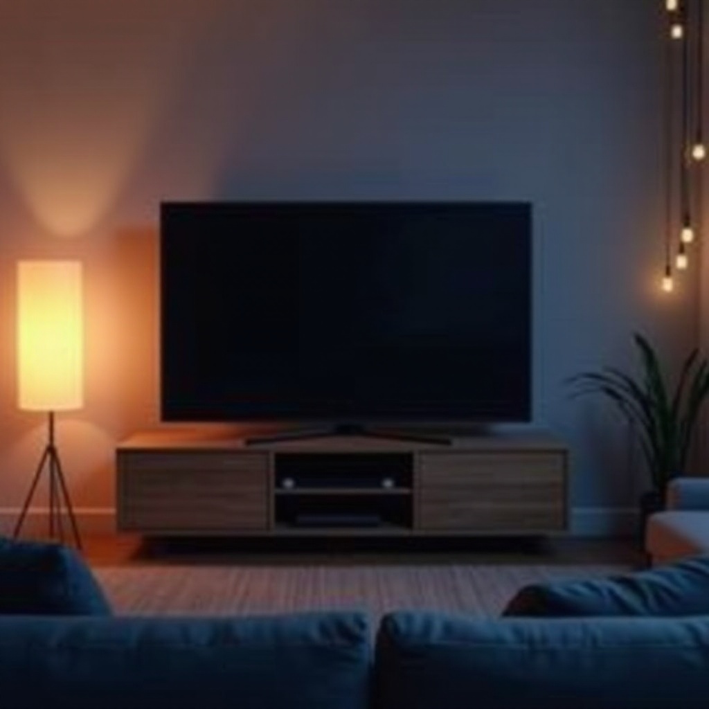 ทีวีจอแอลอีดีซัมซุงมืดด้านหนึ่ง