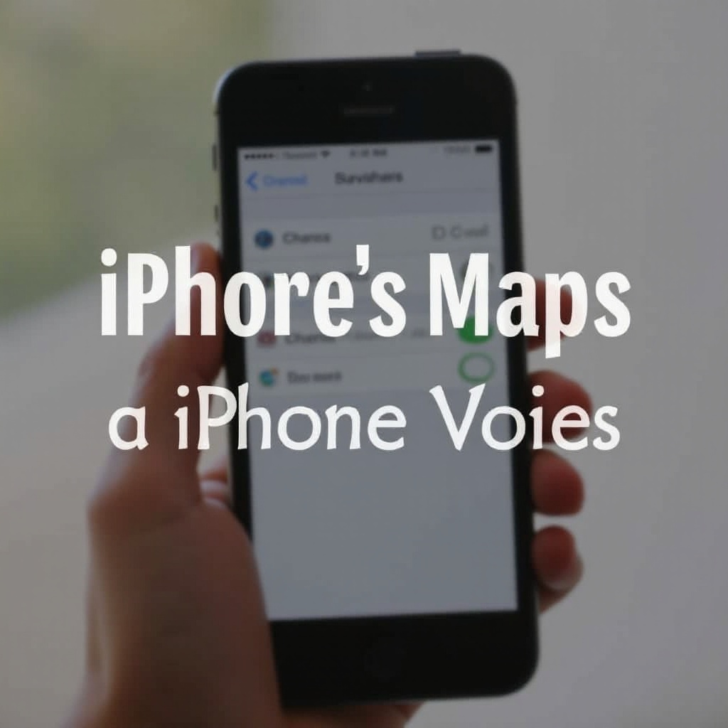How to Change the Voice on iPhone Maps: A Comprehensive Guide