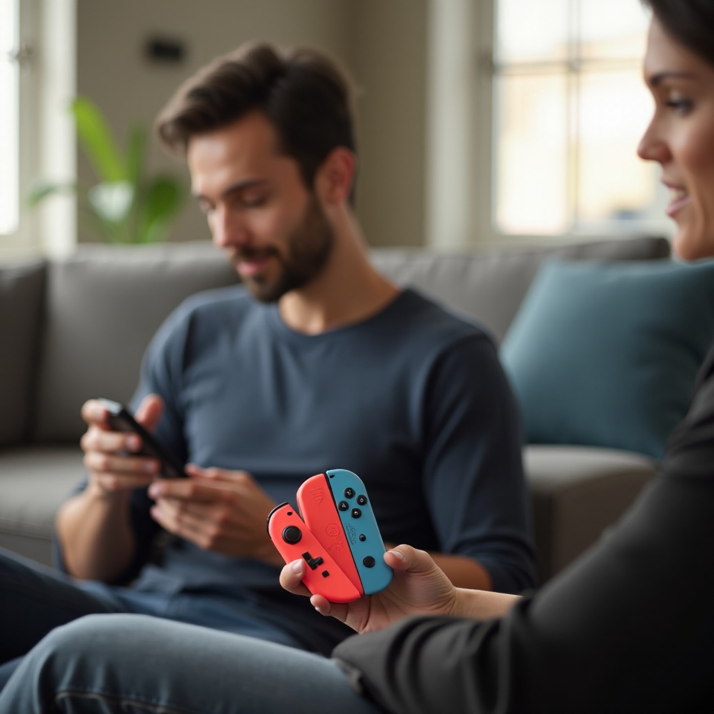 cara mengisi daya joycons