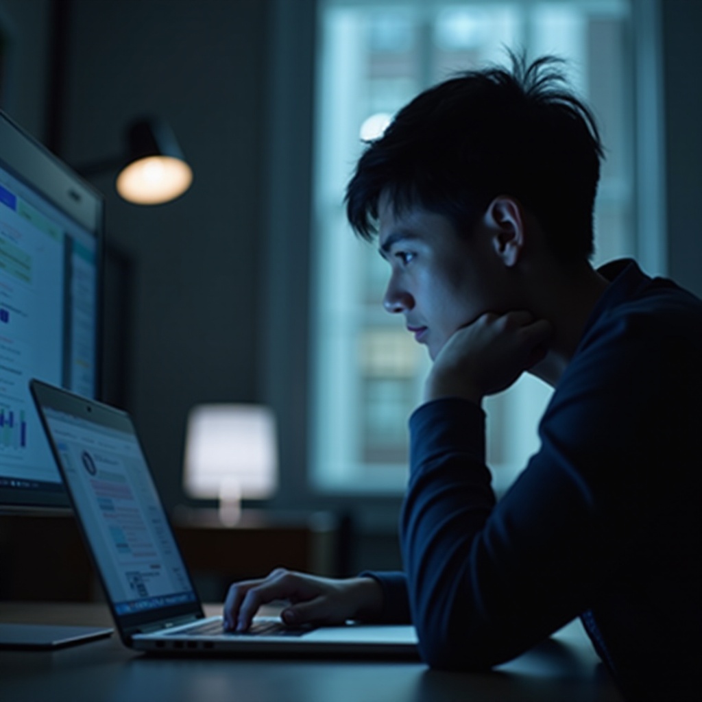 laptop monitor goes black randomly