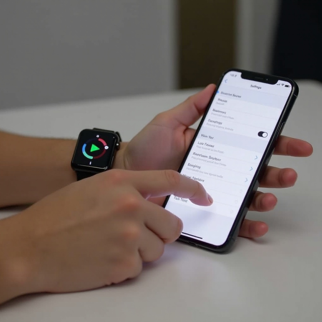 how to disconnect smart watch from iphone