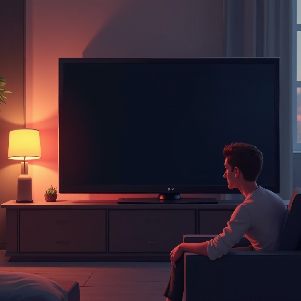 Rozwiązywanie problemów z telewizorem LG: czerwona dioda świeci, ekran nie uruchamia się.
