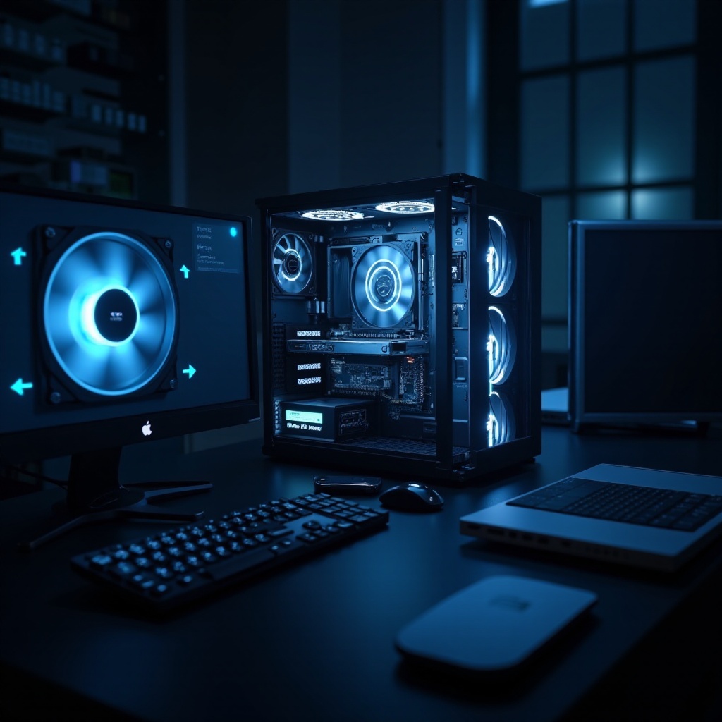 PC 팬의 방향을 최적의 냉각을 위해 결정하는 방법