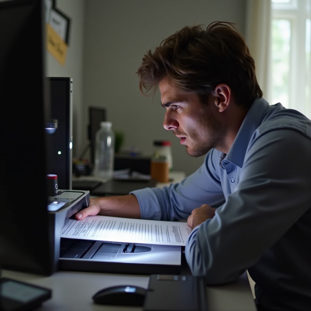 ทำไมเครื่องพิมพ์ Epson ของฉันจึงพิมพ์เป็นเส้น