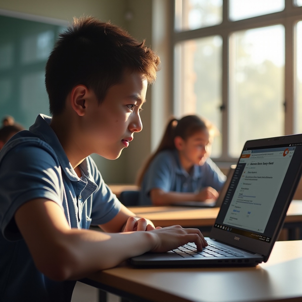 Kuinka saada Inspect Element koulun Chromebookille