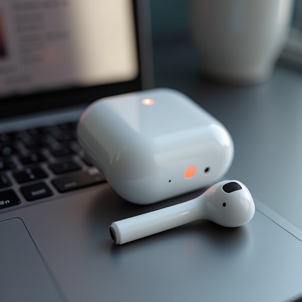 airpod flashing orange