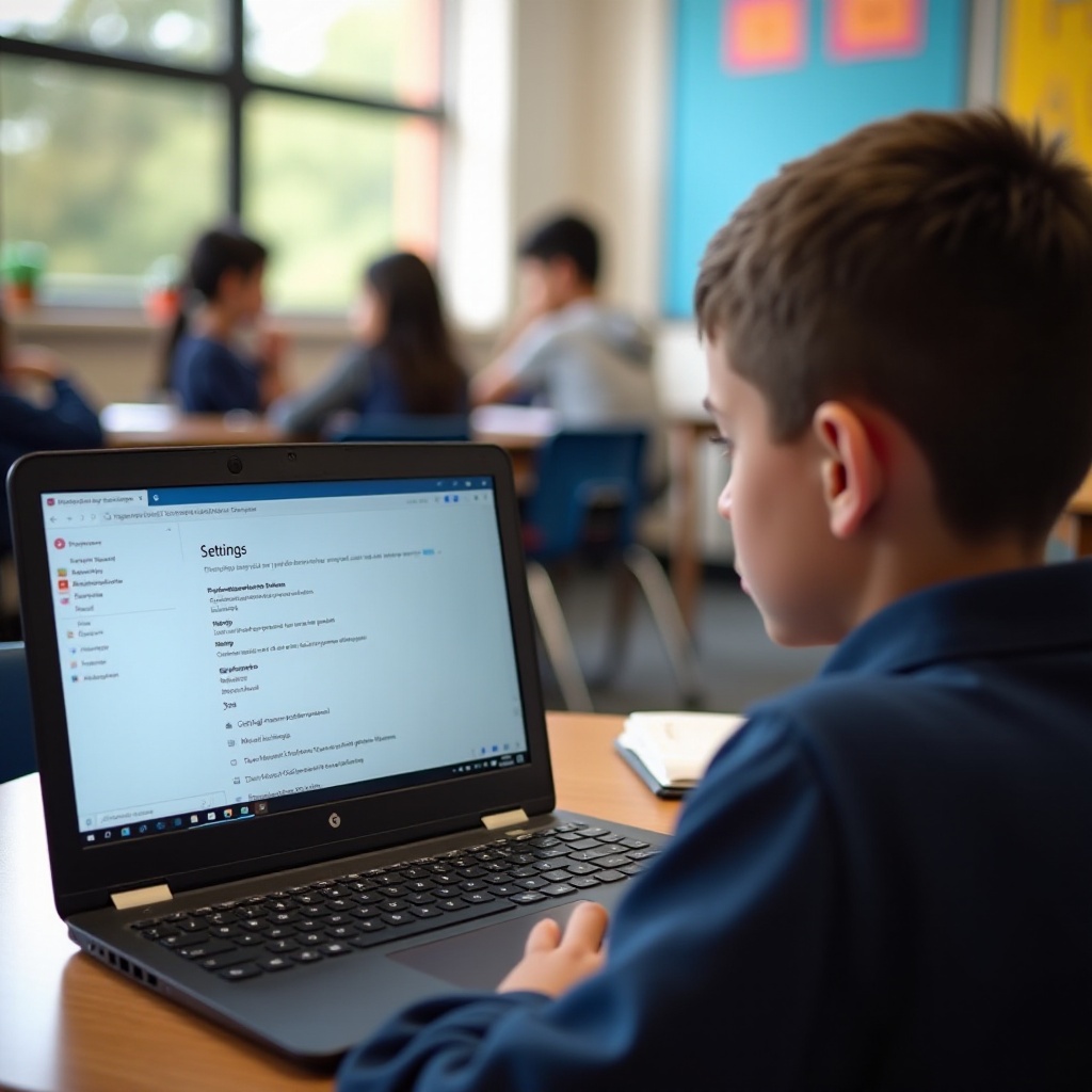 วิธีดูรหัสผ่านอินเทอร์เน็ตบน Chromebook ของโรงเรียน
