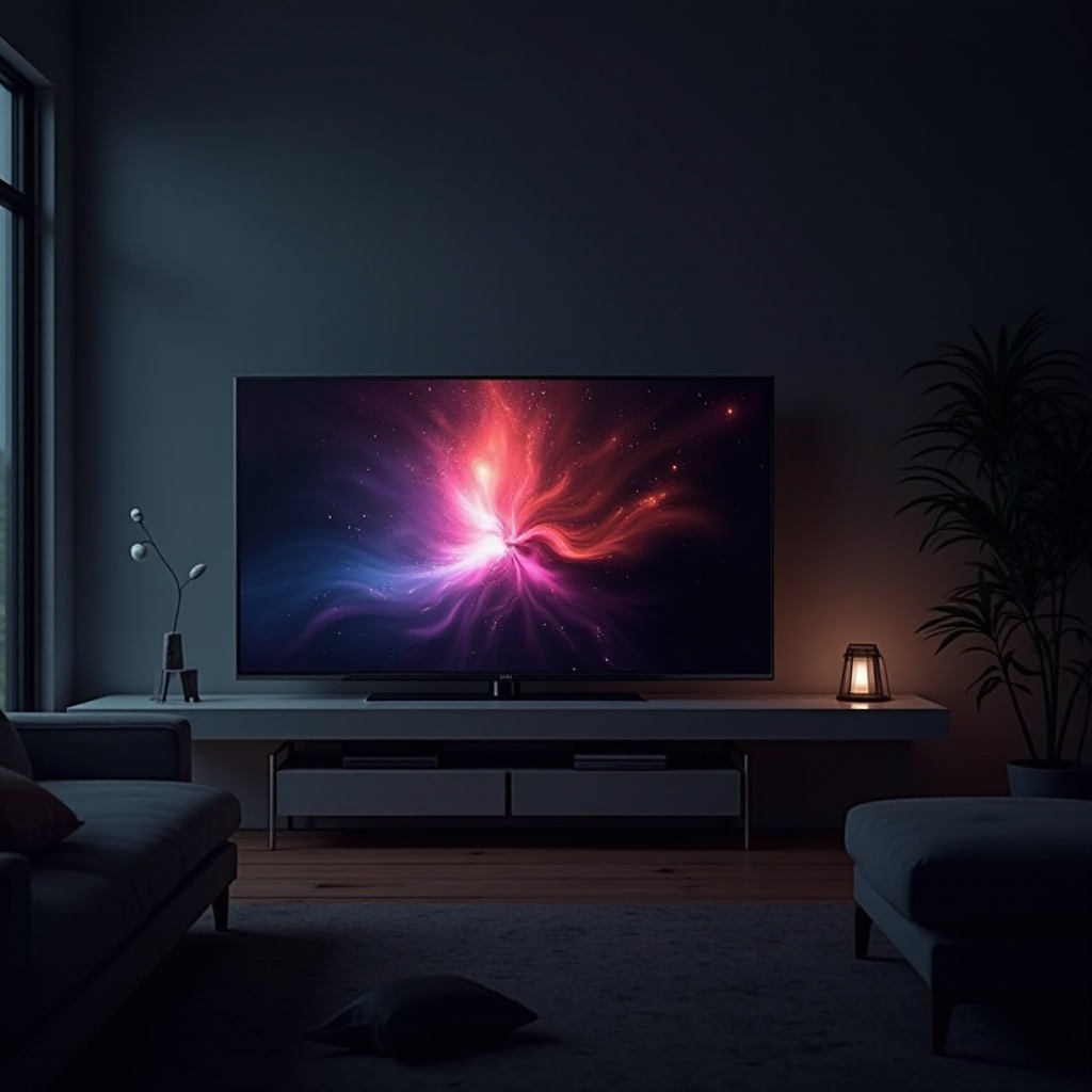 samsung led tv dark on one side