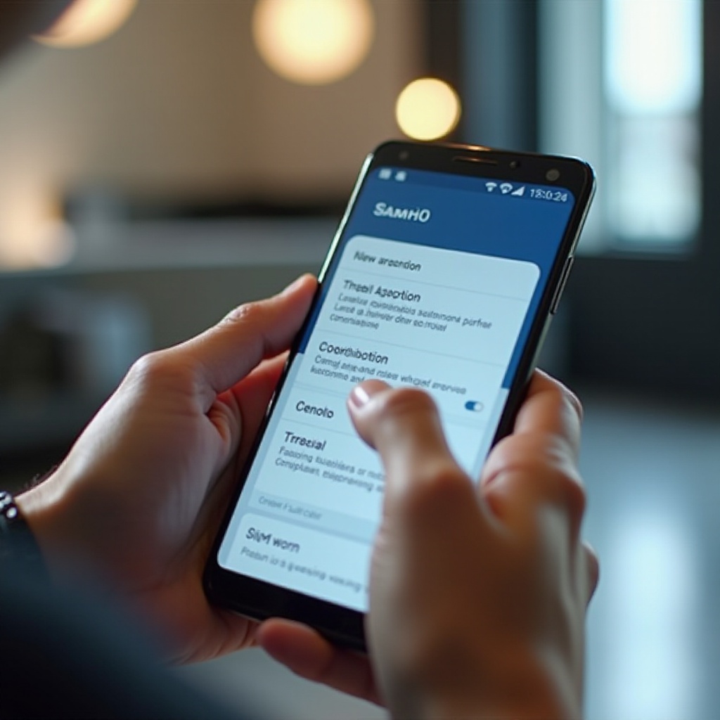 왜 내 삼성 전화가 SIM 카드가 없다고 하나요