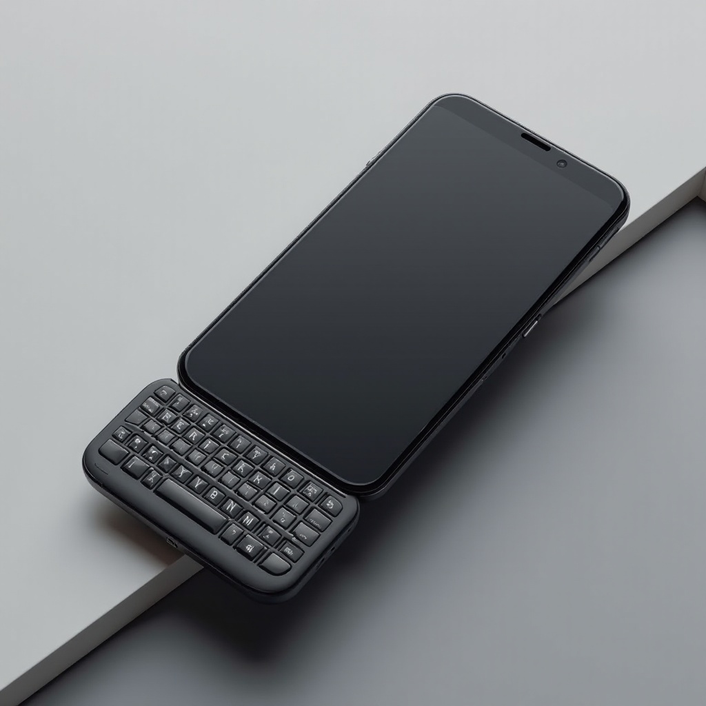 De heropleving van de mobiele telefoon met een uitschuifbaar toetsenbord in 2024.