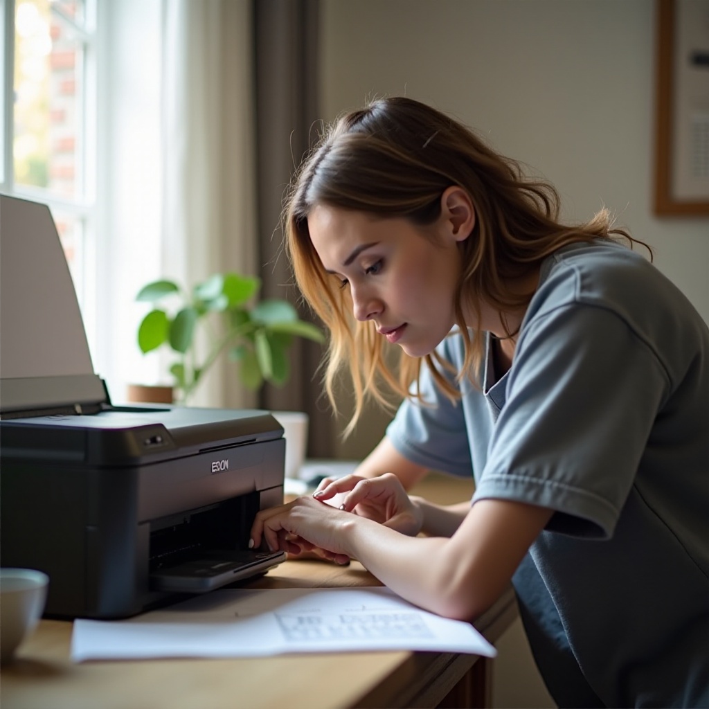 waarom print mijn Epson-printer lijnen