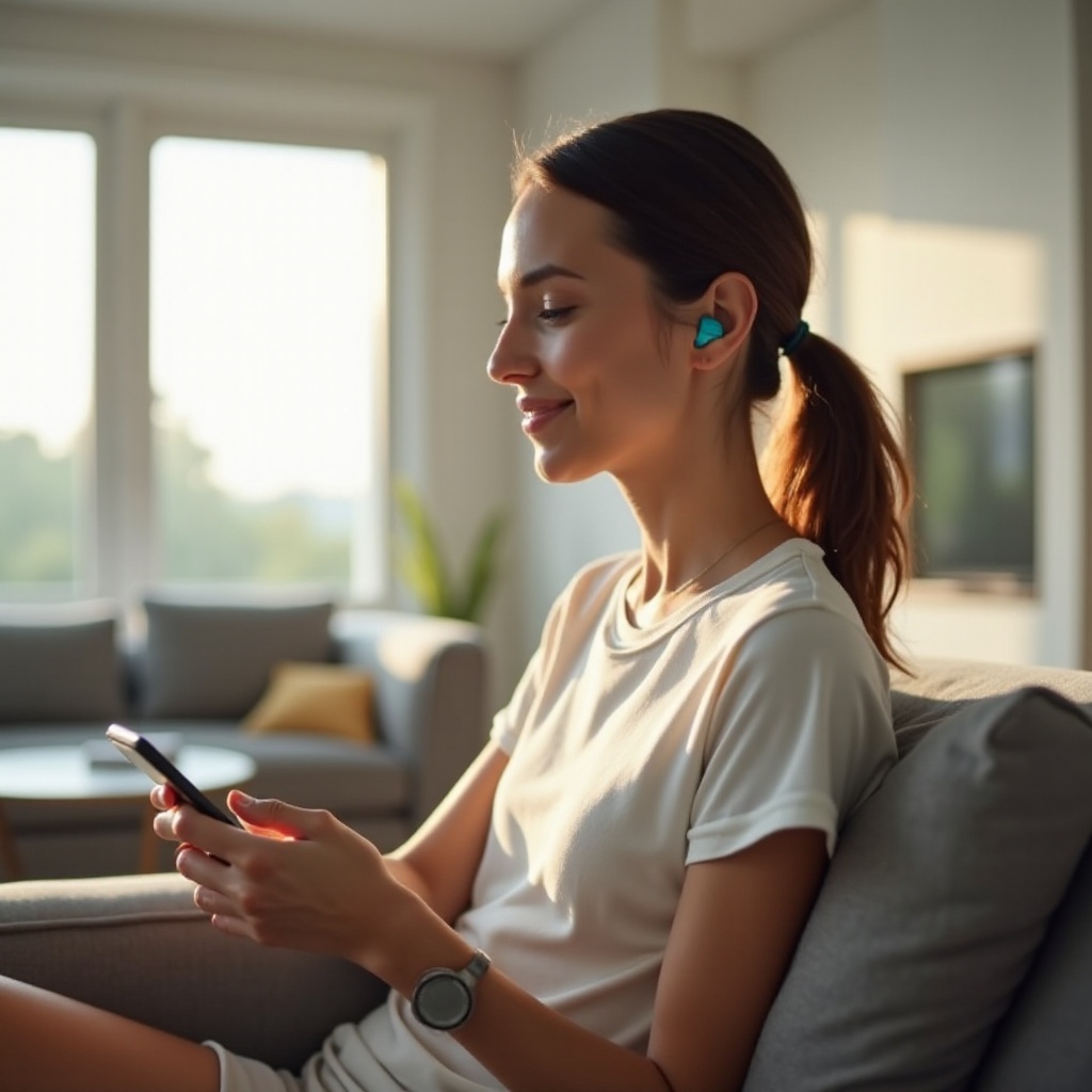 การควบคุมระดับเสียง: ดูแล Bose QuietComfort Earbuds ให้เชี่ยวชาญ