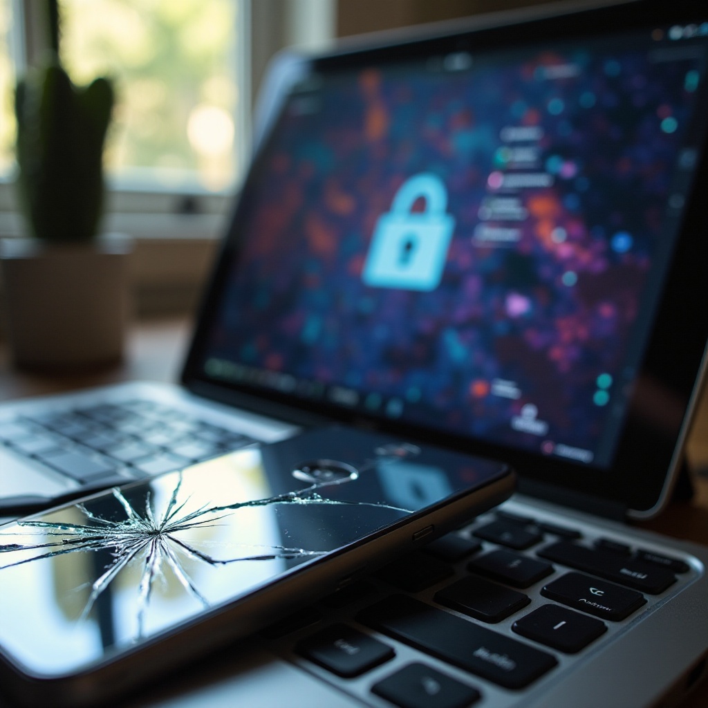 Linux Mint 컴퓨터를 사용하여 깨진 안드로이드 폰의 화면 미러링