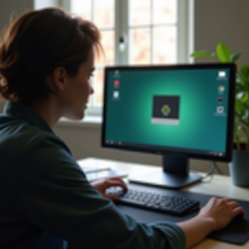 고장난 안드로이드 전화에서 Linux Mint 컴퓨터를 사용하여 화면 미러링
